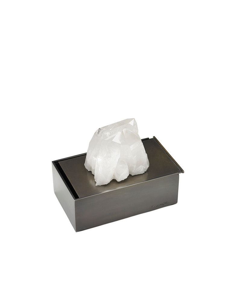 Scatola di bronzo   quarzo bianca(1)